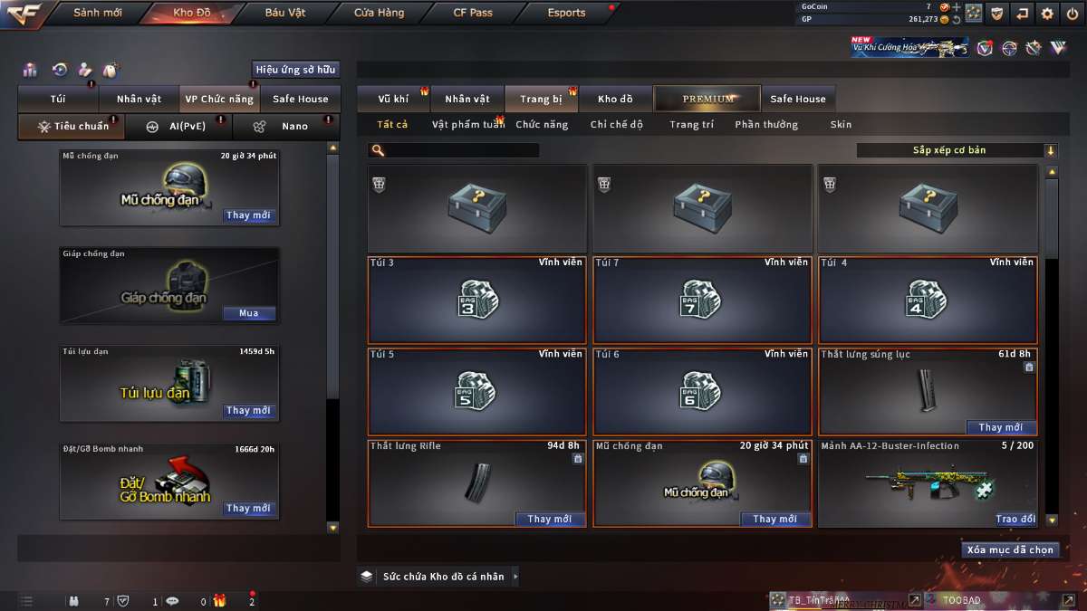 shop acc cf uy tin gia re